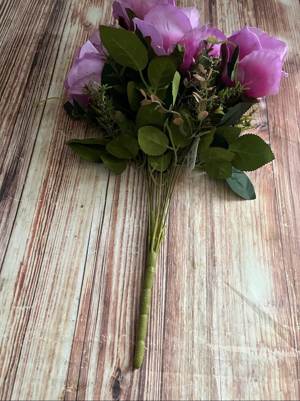 Artificial Lavender Faux Rose Bundle